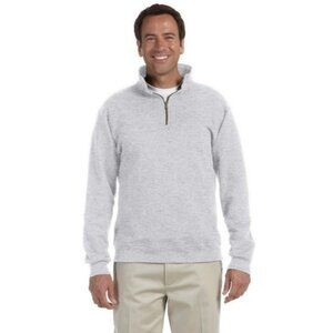 Jerzees 4528 Men's 9.5 oz. Super Sweats 50/50 Quarter-Zip Pullover - XL